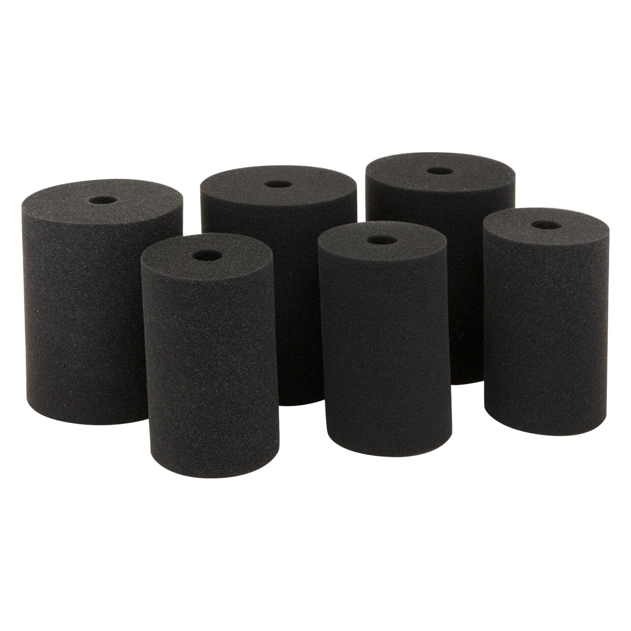 Foam Cup Turner Inserts for 10 oz to 40 oz Tumblers (Black, 6 Pack)